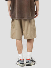 Men's Plus Size Pocketed Shorts Khaki