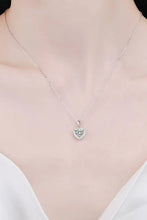 1 Carat Moissanite Heart Pendant Chain Necklace Necklaces