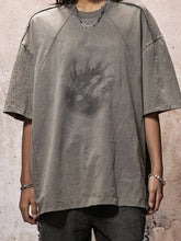 Men's Round Neck Half Sleeve T-Shirt Gray