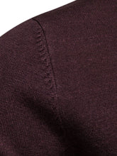 Men's Mock Neck Long Sleeve Sweater