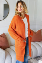 Haptics Full Size Stripe Textured Open Front Cardigan with Pockets Woman Outerwear