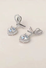 2 Carat Moissanite 925 Sterling Silver Heart Earrings
