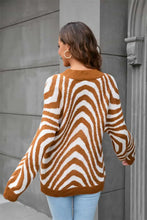 Angel Wings Printed Round Neck Long Sleeve Pullover Sweater Sweater Pullovers