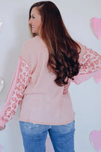 Leopard Exposed Seam Blouse Woman Blouses