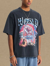 Men's Graphic Round Neck Half Sleeve T-Shirt