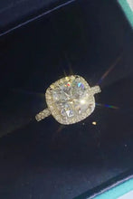 3 Carat Moissanite 925 Sterling Silver Square Ring Rings