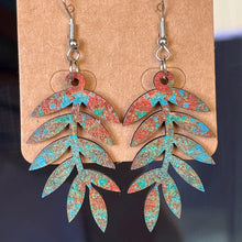 Wooden Dangle Earrings Style D One Size Earrings