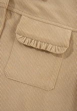 Frill Button Up Long Sleeve Shacket Woman Outerwear