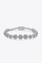925 Sterling Silver 10.4 Carat Moissanite Bracelet