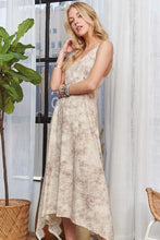 ADORA Printed Spaghetti Strap Midi Dress