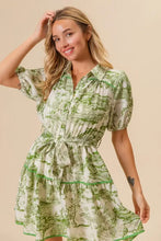 BiBi Woven Printed Tiered Dress Casual Dresses