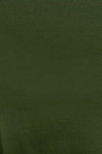 Basic Bae Olive Green Round Neck Long Sleeve Top for Women Woman T Shirts