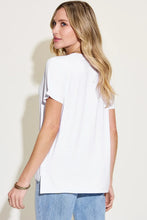 Basic Bae White V-Neck T-Shirt for Women Regular Size