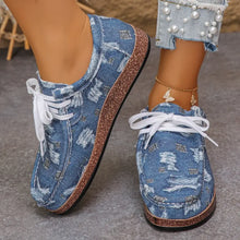 Lace Up Platform Sneakers Light Blue Woman Sneakers