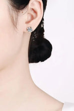 It's Your Day Moissanite Rhodium-Plated Stud Earrings Earrings