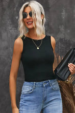 Round Neck Tank Top Tanks & Camis