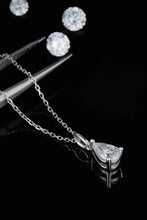 1 Carat Moissanite 925 Sterling Silver Necklace Necklaces