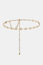 Rhinestone Decor Zinc Alloy Belt Belts