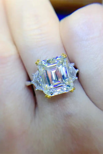 5 Carat Moissanite 925 Sterling Silver Ring Silver Rings