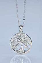 Adored 925 Sterling Silver Moissanite Tree Pendant Necklace Necklaces