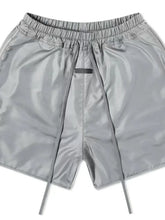 Men's Plus Size Drawstring Shorts with Pockets Dark Gray
