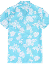 Men's Hawaiian Print Short Sleeve Button Down Shirt