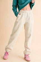 Beige Drawstring Elastic Waist Joggers for Women HEATHER BONE