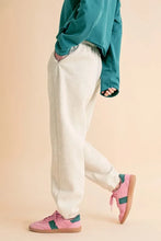 Beige Drawstring Elastic Waist Joggers for Women