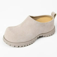 Beige Suede Slip-On Loafers for Women Apricot Woman Loafers