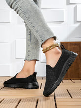 Breathable Mesh Slip-On Sneakers Woman Sneakers