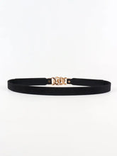 Zinc Alloy Buckle Elastic PU Belt Belts
