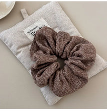 3-Piece Ruched Heathered Elastic Hair Scrunchy