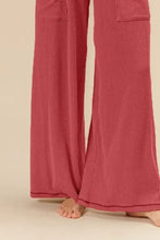 BiBi 2tone Cord Rib Waist Band Side Pocket Pants Woman Pants