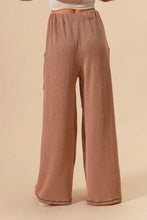 BiBi 2tone Cord Rib Waist Band Side Pocket Pants Woman Pants