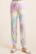 BiBi Tie Dye French Terry Casual Pants LAVENDER MULTI Woman Pants