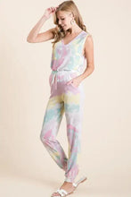 BiBi Tie Dye French Terry Casual Pants Woman Pants
