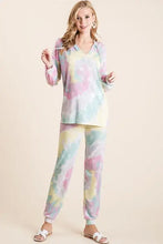 BiBi Tie Dye French Terry Casual Pants Woman Pants