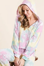 BiBi Tie Dye French Terry Casual Pants Woman Pants