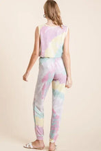 BiBi Tie Dye French Terry Casual Pants Woman Pants