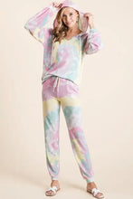 BiBi Tie Dye French Terry Casual Pants Woman Pants