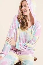 BiBi Tie Dye French Terry Casual Pants Woman Pants