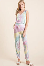 BiBi Tie Dye French Terry Casual Pants Woman Pants