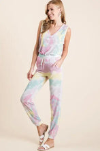 BiBi Tie Dye French Terry Casual Pants Woman Pants
