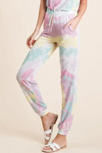 BiBi Tie Dye French Terry Casual Pants Woman Pants