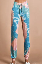BiBi Tie Dye French Terry Jogger Pants PINK MINT Woman Pants