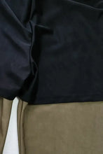 Long Sleeve Olive Green and Black Modest Swimsuit for Women Swimwear