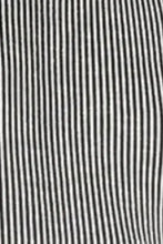 Black and White Corded Rib Short Sleeve T-Shirt for Women Woman T Shirts