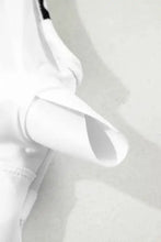 Black and White Patterned One-Piece Swimsuit Swimwear