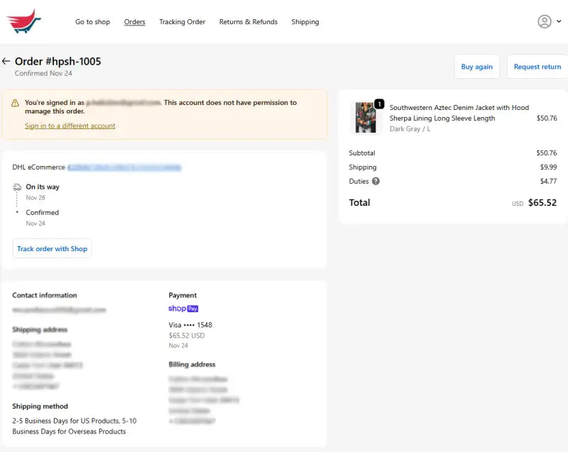 Tracking Order Status with Hipomarket