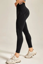 Black Athletic Leggings Slim Fit High Waisted for Women Woman Leggings